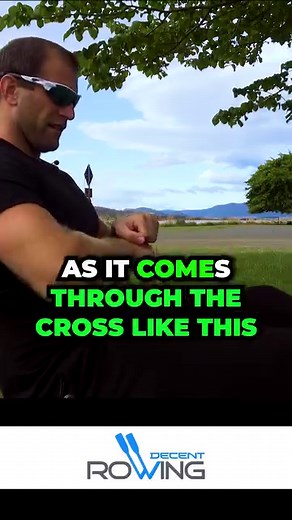 How to position your hands during the drive phase when sculling in rowing. | Decent Rowing