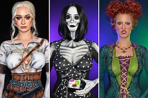 Nude Halloween costume transformations are blowing minds