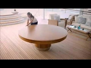 Crafty Expandable Round Table In Motion