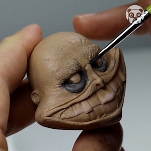 Horrifying freaky fred miniature made out of clay Partner: Ace of Clay | Bored Panda Art