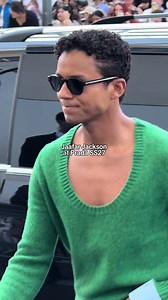 Jaafar Jackson at Prada SS27 Milan: Arrival Photos & Highlights