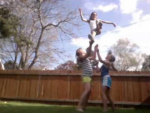 3 person cheer routine