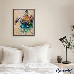 Paint by numbers - Turtle Design