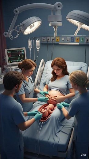 C-Section Delivery Explained Cesarean Birth Surgery Medical Science