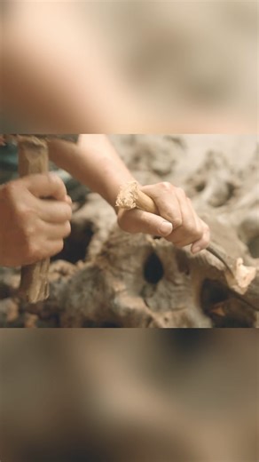 6.8K views · 75 reactions | ✨Discover the captivating world of root carving, where skilled artisans transform the natural shapes and textures of tree roots into intricately detailed sculptures. : douyin-格物集 #RootCarving #NatureInspiredArt #TraditionalCraftsmanship #UniqueArtworks #RootCarving #TreeRootArt #NaturalSculpture #UniqueDecoration #Handcraft #SustainableDesign #CreativeGift #Woodworking #CulturalHeritage | Fantastic China | Facebook