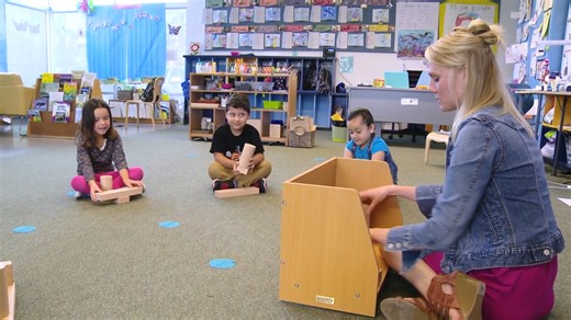 This activity taps into spatial skills, while students are also building their listening and sequencing skills as they model what the teacher is building behind the wall. Watch the full microlearning lesson: https://bit.ly/3vk3Exc. | Teaching Channel | Facebook