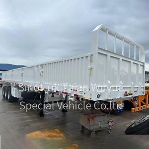 [Hot Item] High Sided Sidewall Low-Bed Dump Earthwork Heavy Duty Semi Trailer