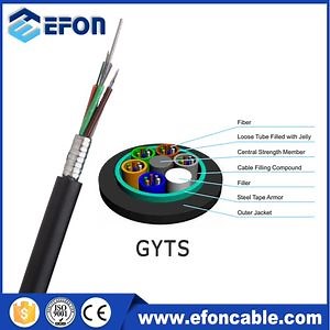 [Hot Item] GYTS Multmode Corrugated Steel Tape Armor Direct Burial Loose Tube Fiber Optic Cable