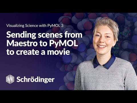3B Sending scenes from Maestro to PyMOL to create a movie