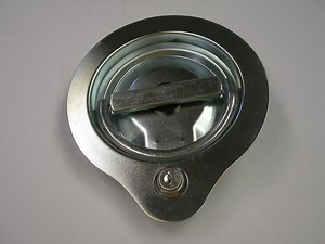 Large Stainless Steel 2 Point Hansen D Ring Lock with Mounting Holes | MRO Hardware