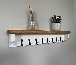 Handmade, Rustic, Key Holder, Key Hook, Key Organiser, New Home, Gift, Wooden, Wall Mounted, Wall Key Rack, Hallway, Housewarming, Entryway. - Etsy UK