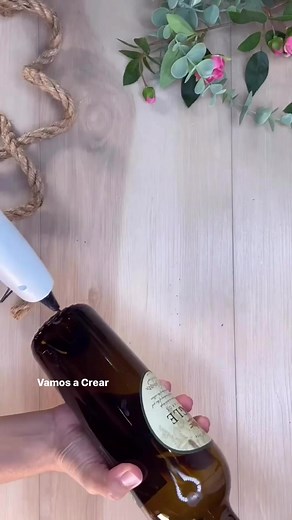 Botellas decoradas #diy #crafts #recycle #decoration #summer #ideas #artesanal #reels2023 #reelsviral | Vamos a Crear
