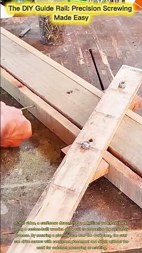 The DIY Guide Rail: Precision Screwing Made Easy