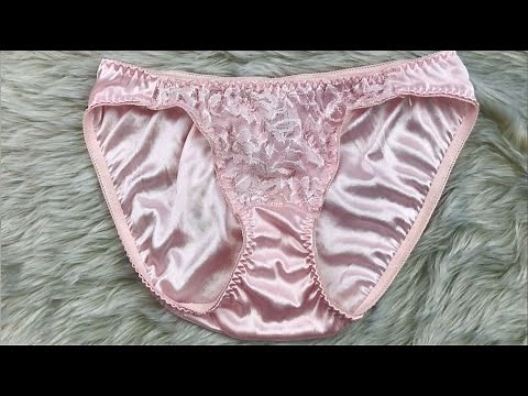 MY PRETTY LINGERIE UNDERWEAR (ALL PINK / WITH LACE FRONT) GLOSSY AND WET LOOK PANTIES COLLECTION