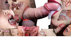 Compilation, Cum in Mouth Over 20 Times! Huge Multiple Cum Compilation