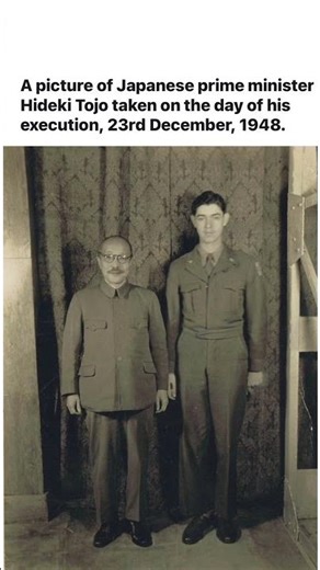 The FINAL Photo of HIDEKI TOJO #japan #death #history #ww2 #tojo #japan #execution #war #warzone