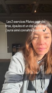 278 reactions · 28 shares | Les deux exercices Pilates que j'adore...