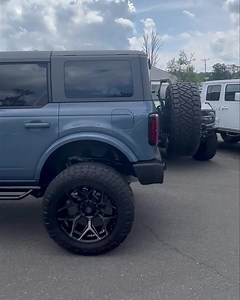 Fresh out of our build shop! 2023 Ford Bronco Outer Banks in the Azure color! #Get2KnowDTO | DTO Customs