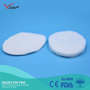 [Hot Item] Defatted Cotton Non-Stick Wound Medical First Aid Sterile Pad Eye Dressing with CE Hot
