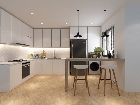 How to create a Kitchen scene using 3ds max and Vray in 30 minutes ( Tutorial for beginners )