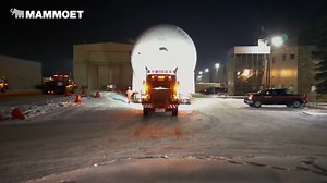 The year may have just begun, but the #Mammoet transport team in #Alberta have already been hard at work! The successful delivery of this load marks a major milestone for a big project underway in northern Alberta, as the last of eight 289t coke drums made the trip from Edmonton on our 22-line intercombi trailer. Job well done to everyone involved on this phase of the project! Do you need assistance with an oversized transport? Visit https://mmoet.me/3xdN3Ye for more on how Mammoet can help. #Mo