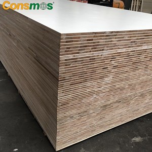[Hot Item] Melamine Paper/Natural Wood Veneer Melamine Faced Wood Block Board/Blockboard