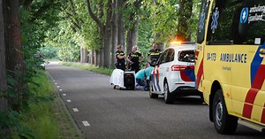 Vrouw raakt gewond bij val van fiets in Olst