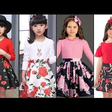 Most Beautiful Stylish And Outstanding Little Girls Skirts /Skater Dress Design
