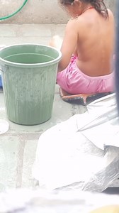 Saw stepsister bathing in the open, stepsister looked very hot