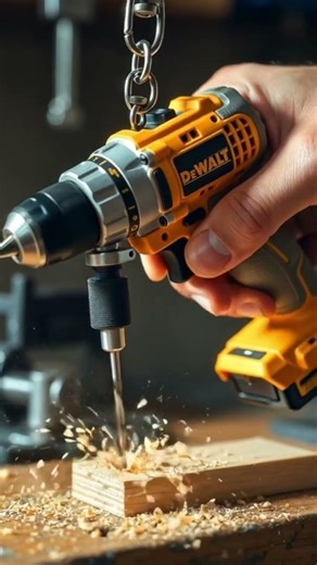 Watch this mini brushless drill make tiny precise holes in real wood 😳