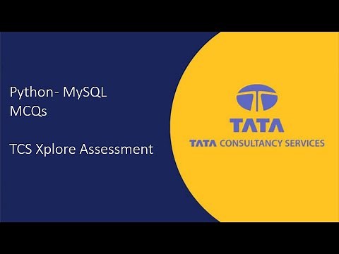 Python - MySQL MCQs | TCS MCQ questions with answers | TCS Xplore Assessment