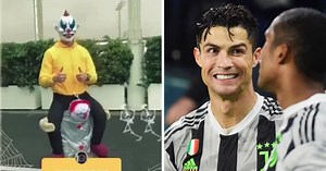 Iznudio je penal protiv Genoe pa se onda maskirao u klauna