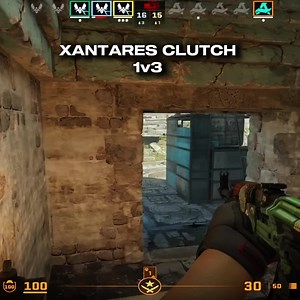 XANTARES 1v3 Clutch in CS:GO