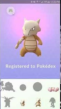 Pokemon Go Cubone Evolves!