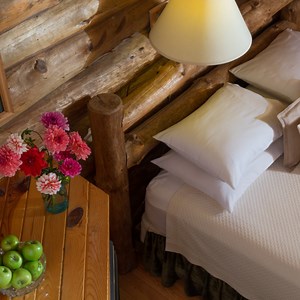 Looking for a lovey-dovey, dog-friendly, peaceful log cabin getaway this fall? Justin Trails Resort near Sparta in the Driftless Region of Wisconsin is the perfect spot! The "Little House on the Prairie" log cabin is built for a couples, romantic getaways & honeymoons! "So peaceful! Have never been somewhere so quiet!" Recommendation by Laurie R. 10 Reasons to Stay at Justin Trails Resort: 1. Quiet – nestled in a private valley 6 miles south of I-90 and 8 miles south of Sparta. It’s very peacefu