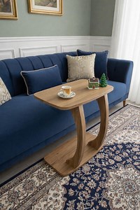 Rectangular C Model Side Coffee Table Modern Sofa Wheeled Side Laptop Table. - Etsy