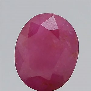 5.5. Carat 6.25 Ratti Natural Mozambique Oval Shape Red Ruby Gemstone
