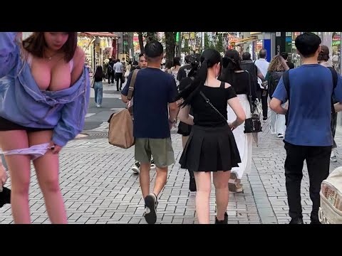 🤩 WOW! Beautiful People in Tokyo Streets | Walking Tour 4K Ultra HDR 🚶‍♀️