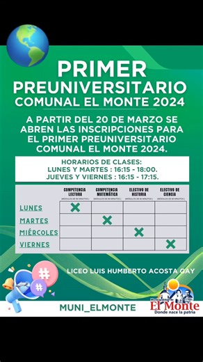 12K views · 83 reactions | ⚪️ PRIMER PREUNIVERSITARIO COMUNAL EL...