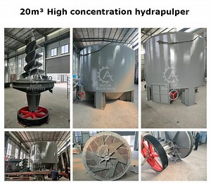 [Hot Item] Waste Paper Pulp Machine Vertical O Type Rotor Hydrapulper