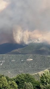 1.1K views · 18 reactions | A  at the #SpringCreekFire growing rapidly near Parachute, Colo. Red Flag Warnings remain in effect today. Footage taken on Monday. Credit: Brett Jaromin via Storyful | WeatherBug | Facebook