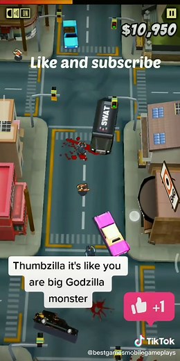 Thumbzilla Gameplay: Destroy Everything as a Giant Monster