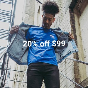 20% off $99! Valid: 7/22-7/24 Online only. Exclusions apply. | Foot Locker