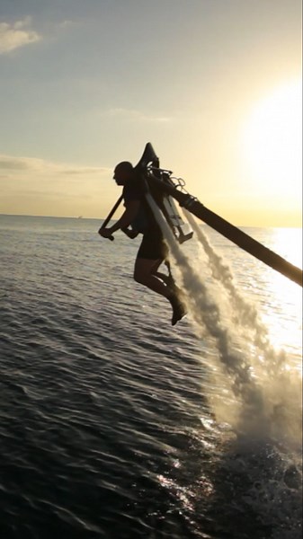 Testing the World’s First Water Jetpack