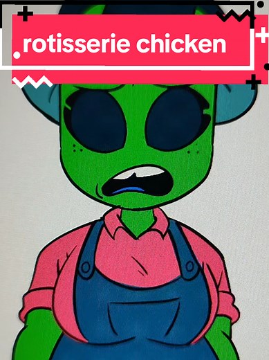 Monster Girl Eats 2000 Calorie Rotisserie Chicken