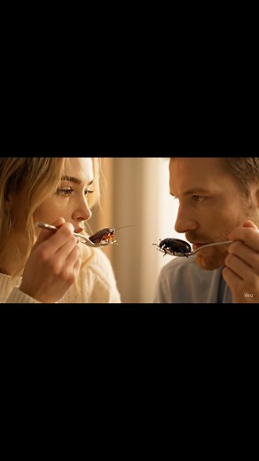 Beetle or cockroach? The challenge repeats…A couple, two spoons, two insects. The same motion, the same tension. Beetle and cockroach in a loop that keeps you watching. Would you dare to try it? #tensionchallenge #beetleordeal #cockroachmoment #loopchallenge #fearfactorstyle | Tension Viral