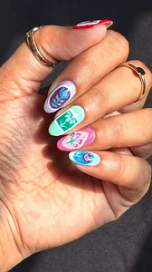 3.7K views · 26 reactions | Funny mixed-and-match nail with casual print design溺Using Rosalind Mini gel polish RATC6-022 Credited: @nailsofvarnika . .  https://lnk.bio/rosalindofficial . . #Rosalindgelpolish #nailsofinstagram #nails #nailart #colorfulnails #mixandmatchnails #springnails #brightnails #nailideas #nailitdaily #nailartist #naildesigns #nailinspo #nail_me_good #diynails #nailswag #nailslove #nails2inspire | RosalindBeauty | Facebook