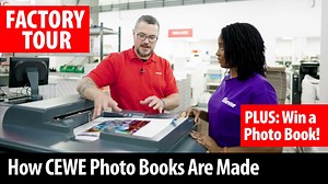 CEWE is celebrating 20 years in the UK. To mark the occasion AP’s Musa Banal took a tour its huge, state-of-art processing laboratory in Warwick, home to some 80 employees. The facility houses some of the latest printing technology and delivers millions of photo products each year which include prints, calendars, t-shirts and of course photo books. See a photo book being made from start to finish and learn about all the quality control checks along the way to ensure that the books are of the hig