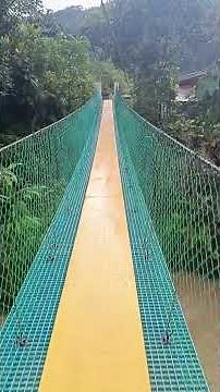 JAMBATAN baru ke kampung Mongkusilad penampang