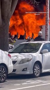 This small bus caught fire on a San Francisco street. The fire was sparked by one of the bus’s tail lights, according to the San Francisco Fire Department. The vehicle is said to be an airport transport van and had just dropped off a flight crew to a hotel before it ignited. There were no passengers inside and the driver was safe. | 48 Hours